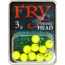 Грузило для риболовлі, вухате, розбірне, 10шт/уп, колір Lime, вага 3г